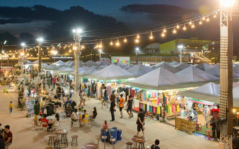 ตลาดต้นตาล จังหวัดขอนแก่น